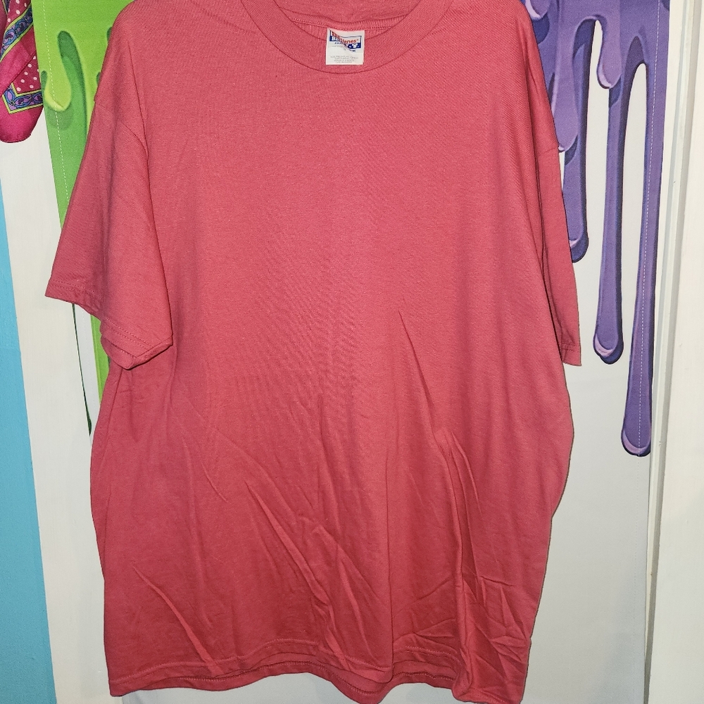 XL, Hanes, Coral Men's Shirt - Picture 1 of 3